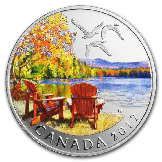 2017 Canada 1/2 oz Silver $10 Autumn's Palette 2017 Canada 1/2 oz Silver $10 Autumn's Palette